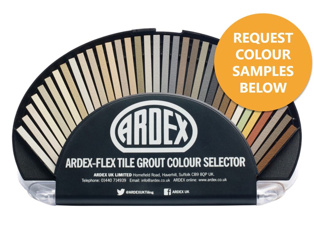 Ardex tile grout colour selector